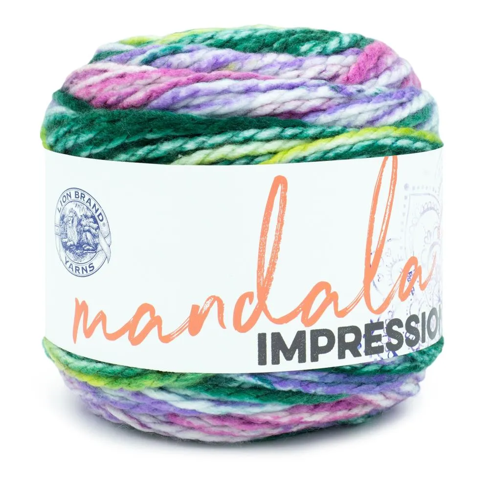 Lion Brand Mandala Impressions Yarn - Mermaid - 556-200AV