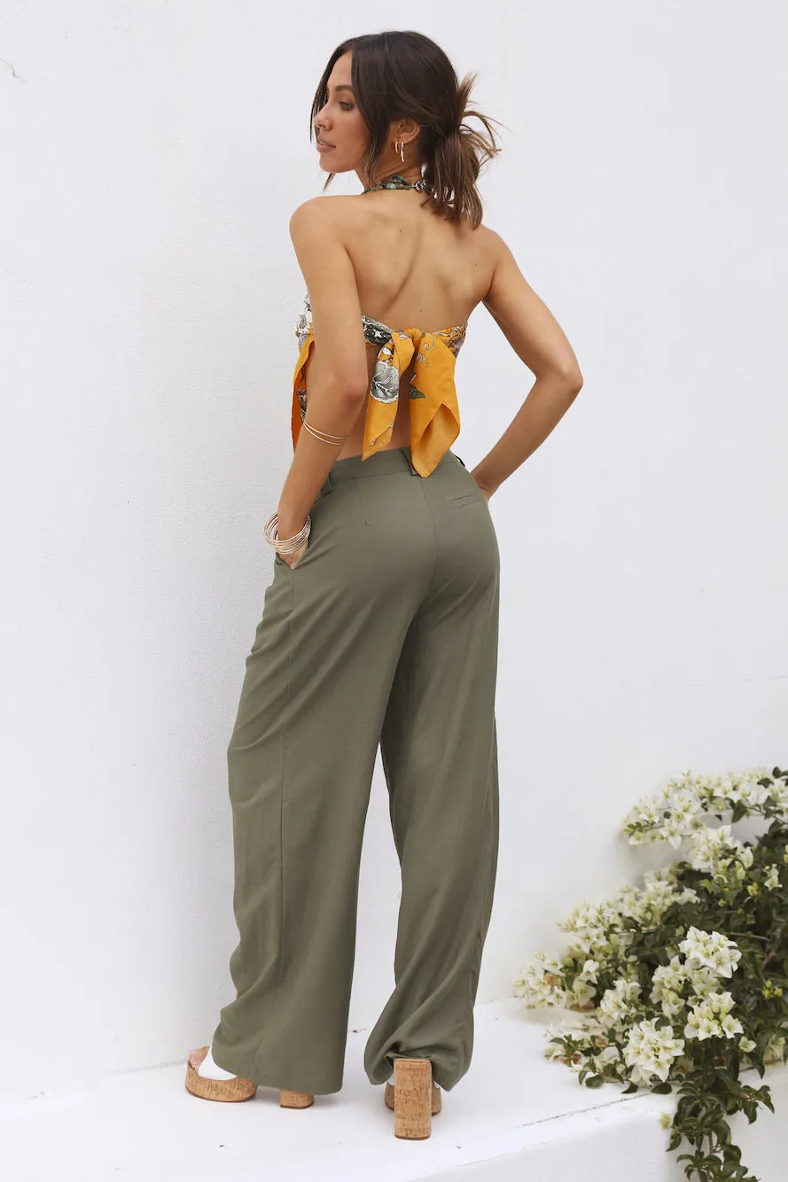 LIONESS La Quinta Pant Khaki