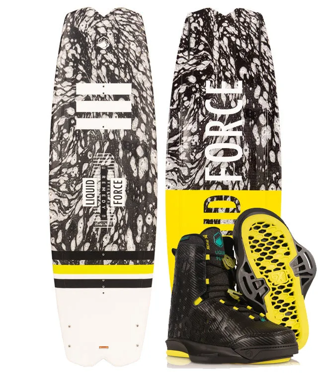 Liquid Force Remedy Wakeboard Package with Aero Boots (2022)