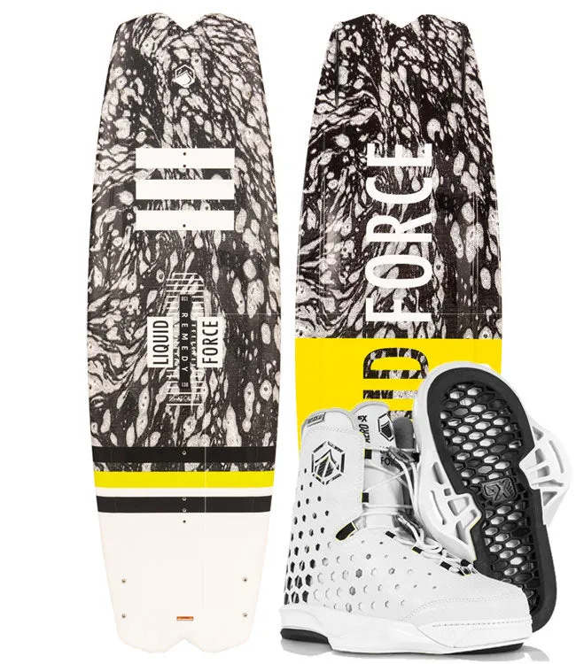 Liquid Force Remedy Wakeboard Package with Aero Boots (2022)