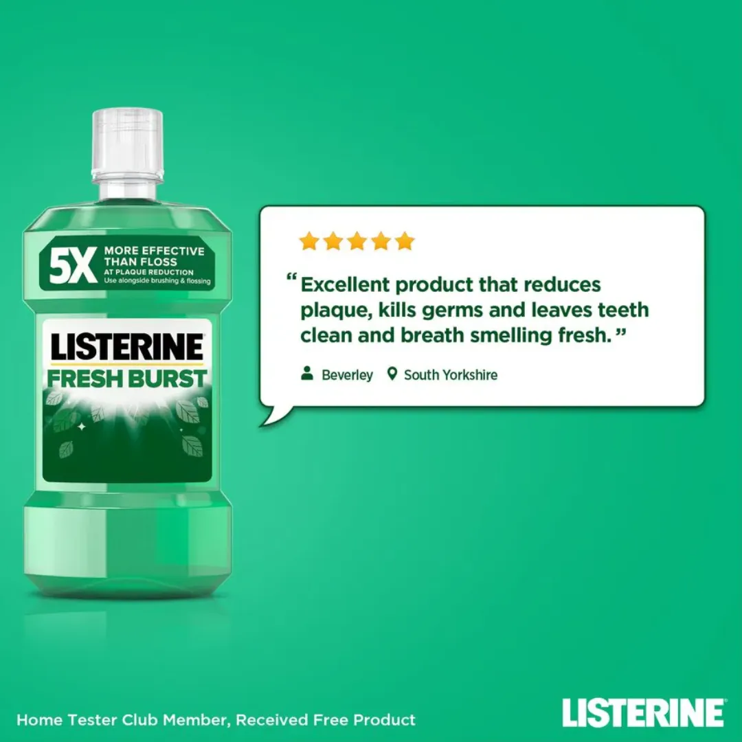 LISTERINE® Fresh Burst Mouthwash 500ml (T)