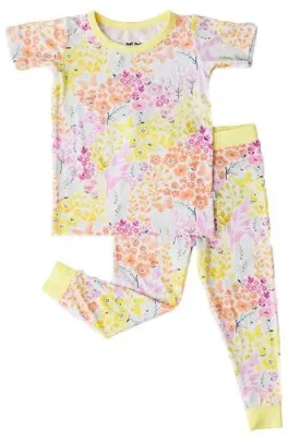 Little Sleepies Pretty Posies S/S Bamboo 2pc Pajama Set