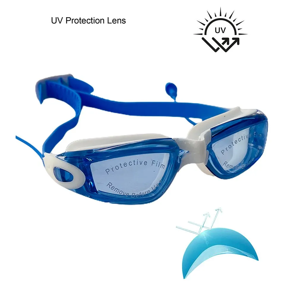 Little Surprise Box X Factor V protected Unisex Swimming Goggles with attached Ear Plugs for Teens