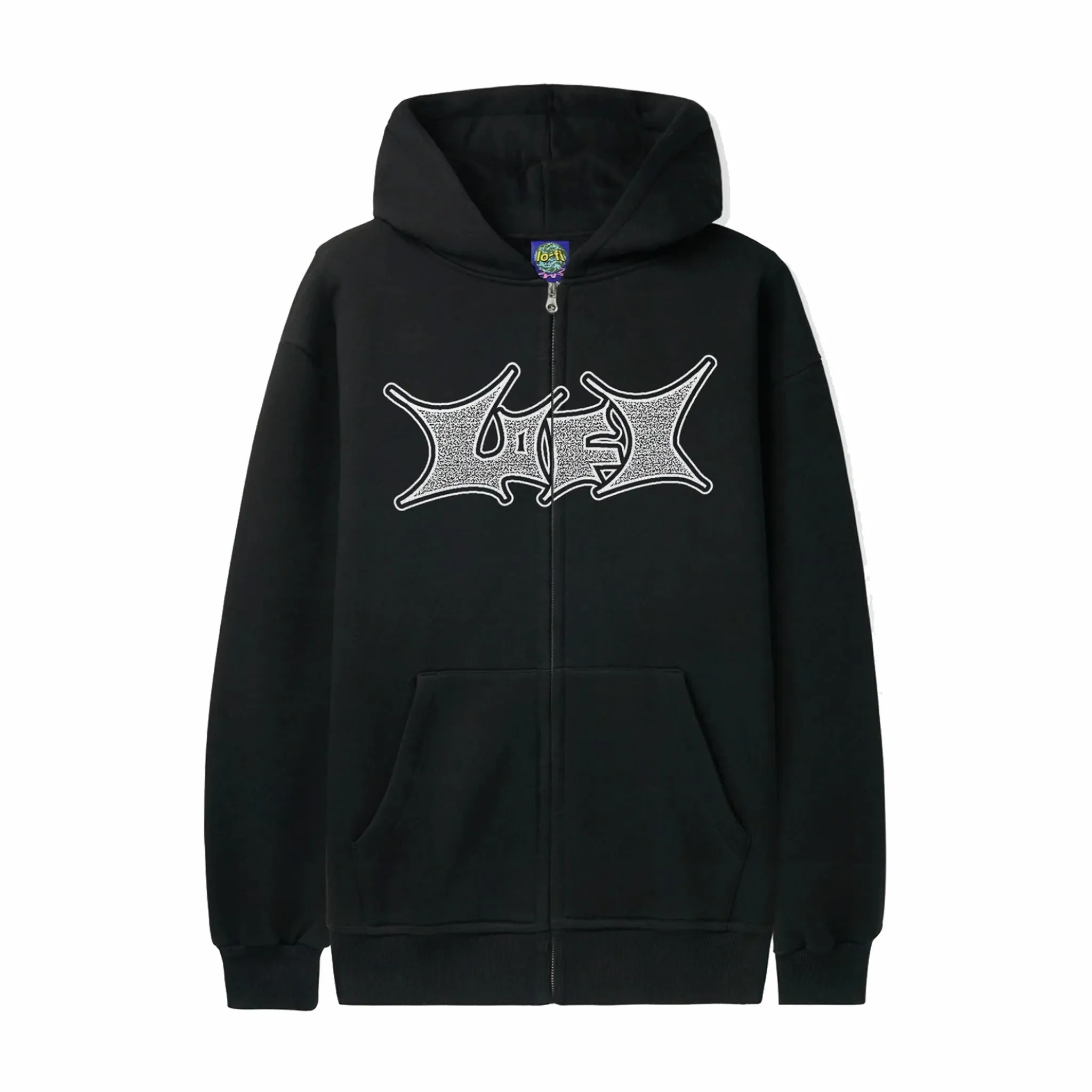 Lo-Fi Static Zip-Thru Hood (Black)