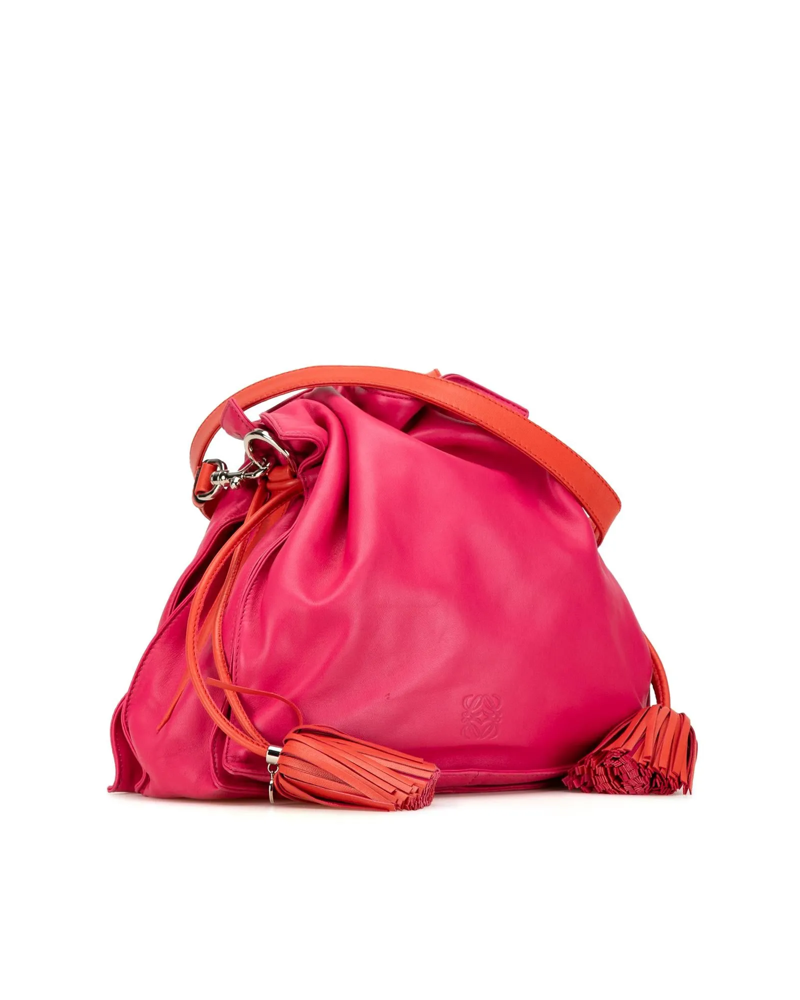 LOEWE Gate Small Bucket Bag in Pink