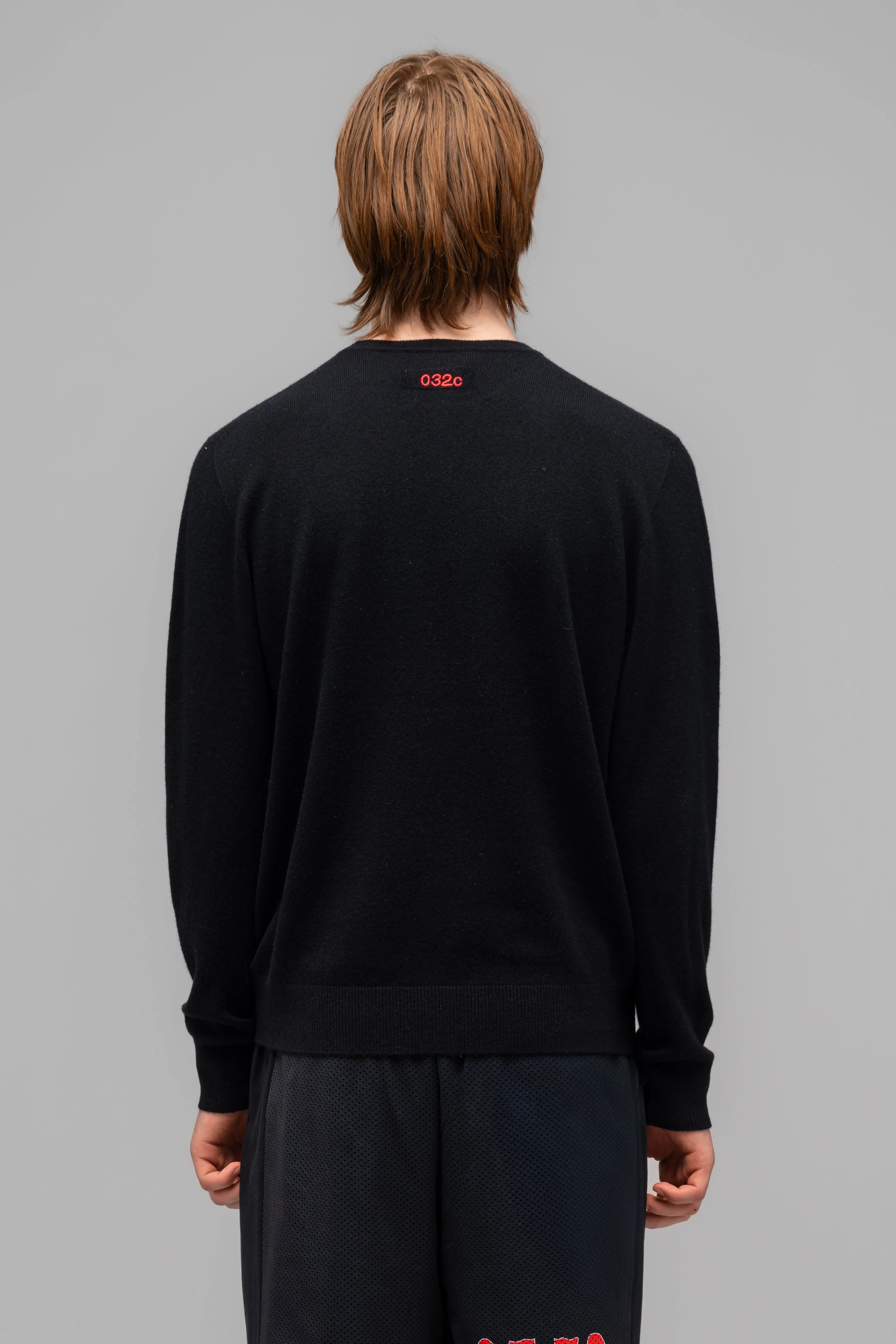 LOGO CASHMERE BLEND SWEATER