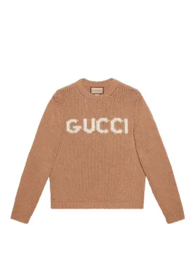 Logo wool jumper