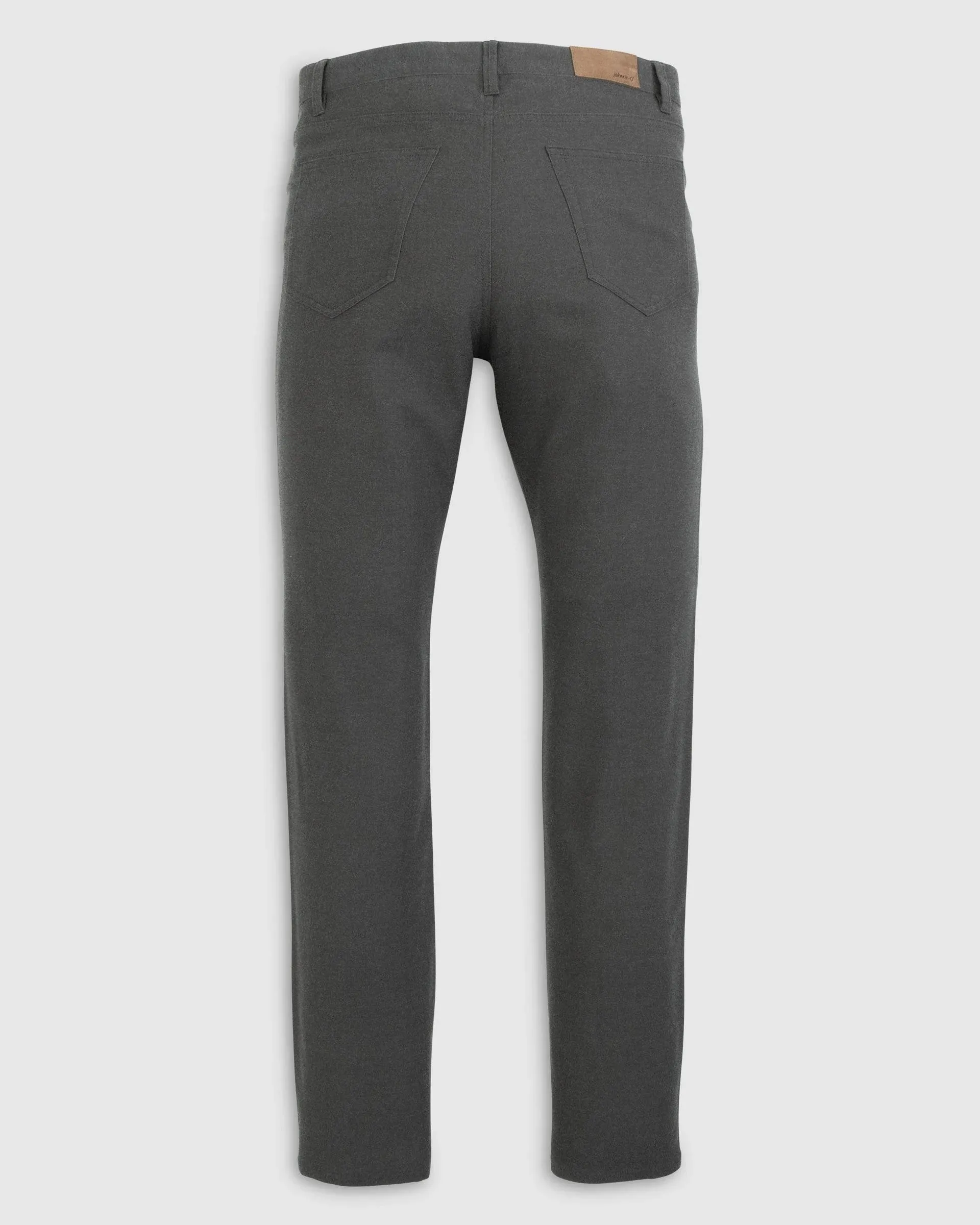 London Brushed Twill Flannel Pant in Charcoal by Johnnie-O