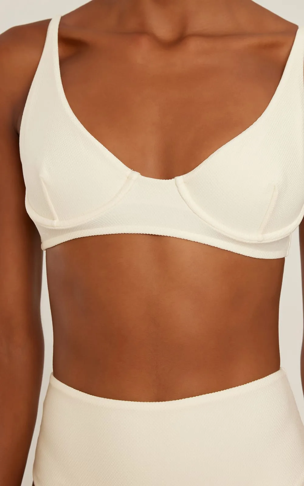 Long Underwire Athletic Lc Off White