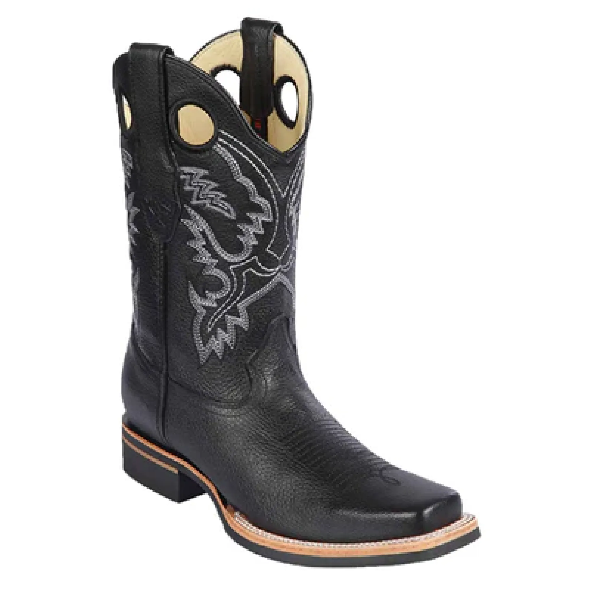 Los Altos Boots Mens #8122705 Rodeo Boot Style | Grisly Boots | Color Black