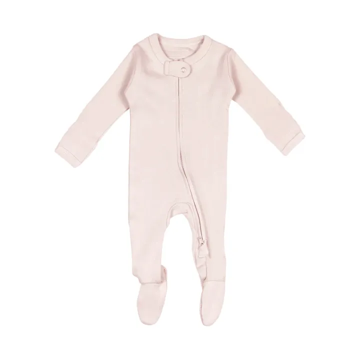 L'ovedbaby Organic 2-Way Zipper Footie