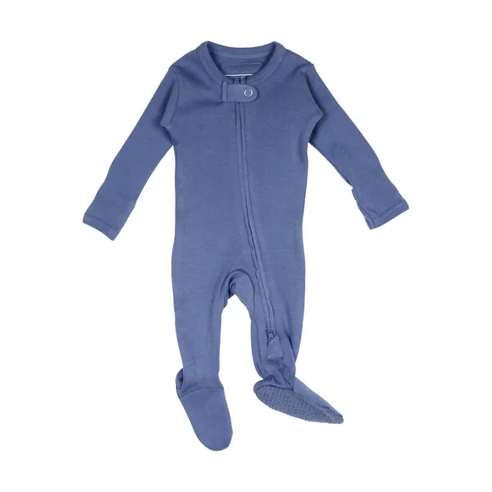 L'ovedbaby Organic 2-Way Zipper Footie