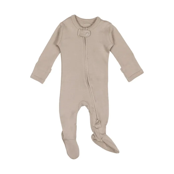 L'ovedbaby Organic 2-Way Zipper Footie