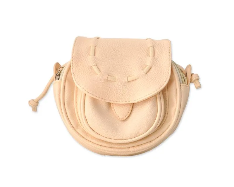 Lovely PU Leather Shoulder Bag - Beige