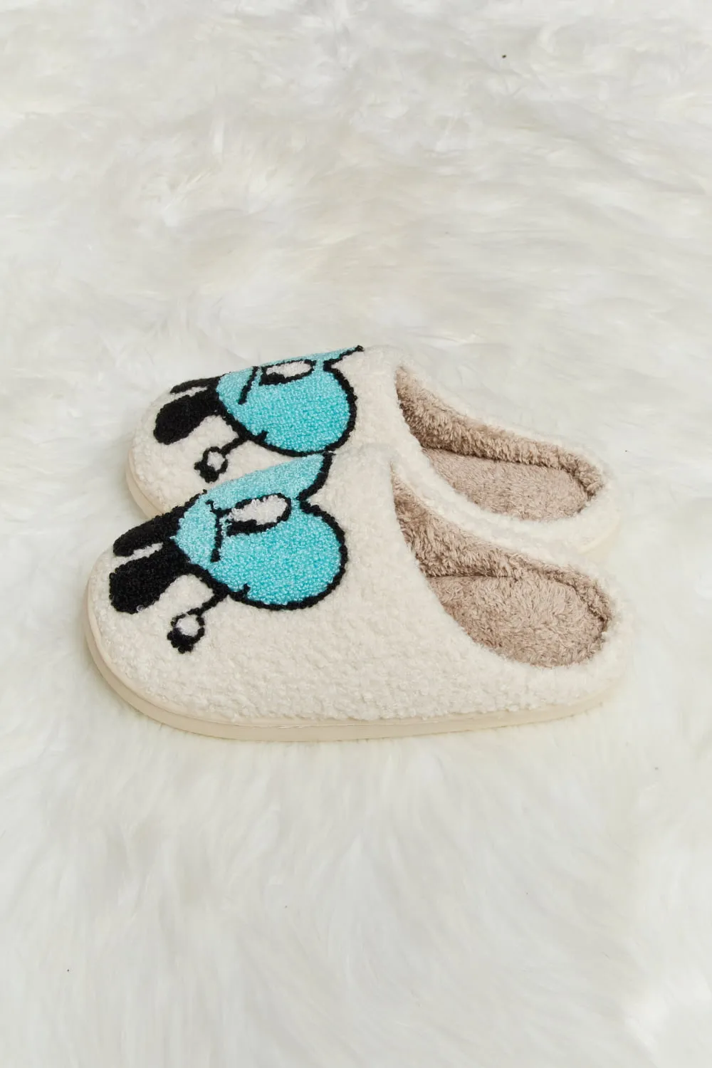 Loving You Heart Plush Slippers