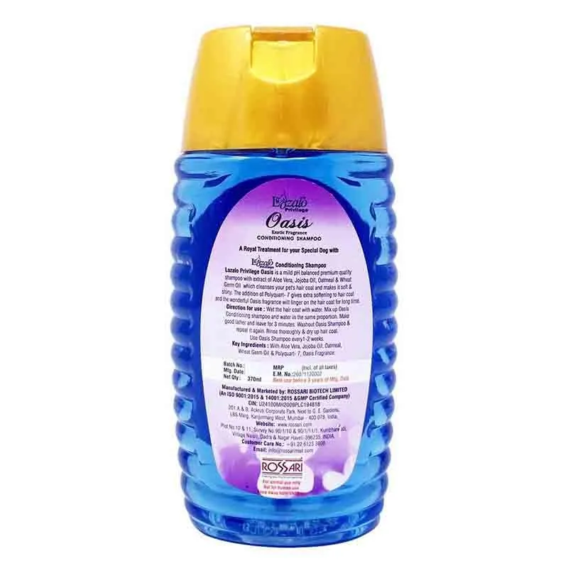 Lozalo Privilege Oasis Conditioning Shampoo for Dogs and Cats