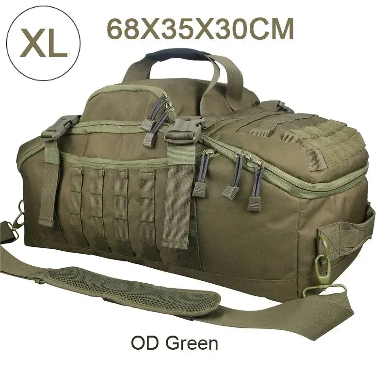 LQARMY 60L Military Tactical Duffel Bag