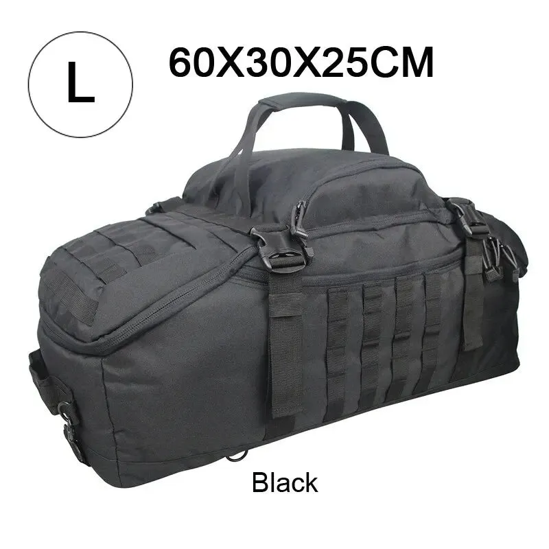 LQARMY 60L Military Tactical Duffel Bag