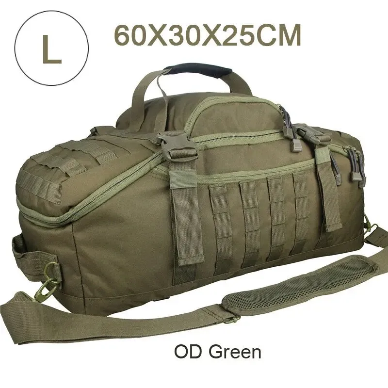 LQARMY 60L Military Tactical Duffel Bag