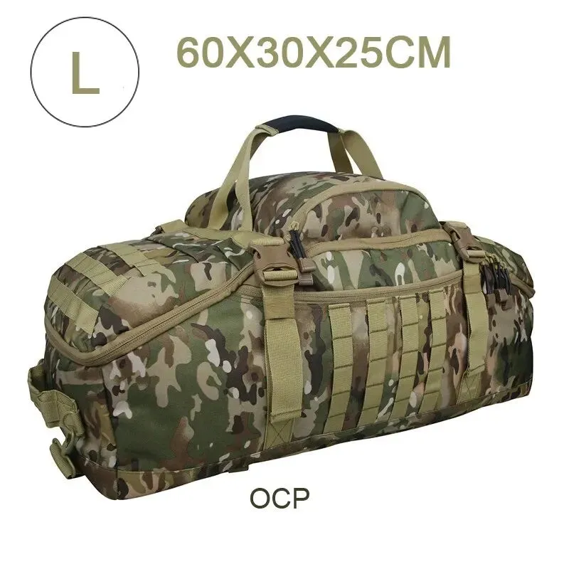 LQARMY 60L Military Tactical Duffel Bag