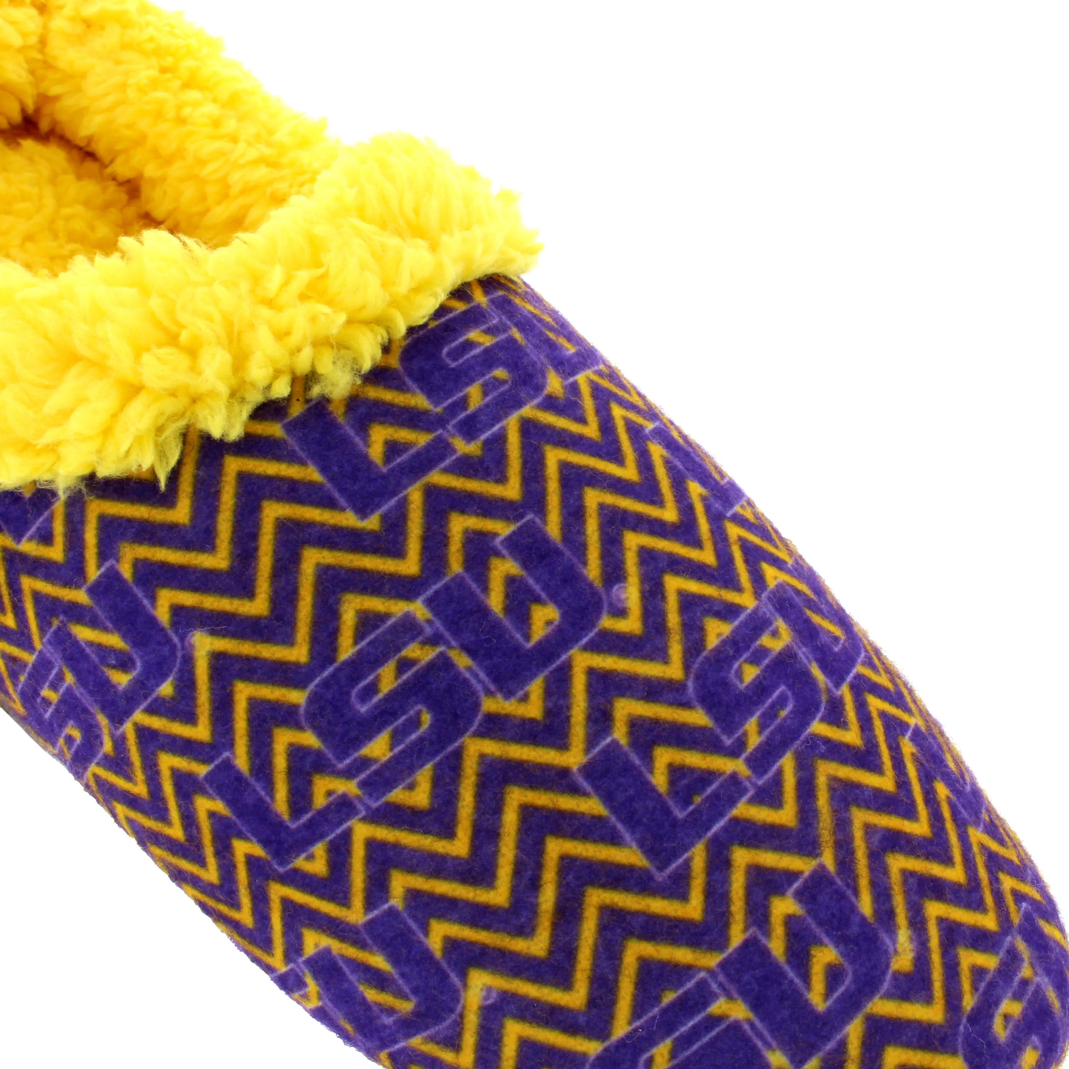 LSU Tigers Chevron Slip On Slippers