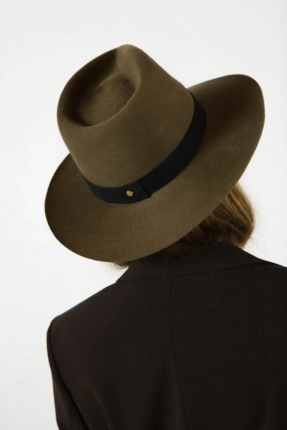 Luca Fedora Hat in Camel