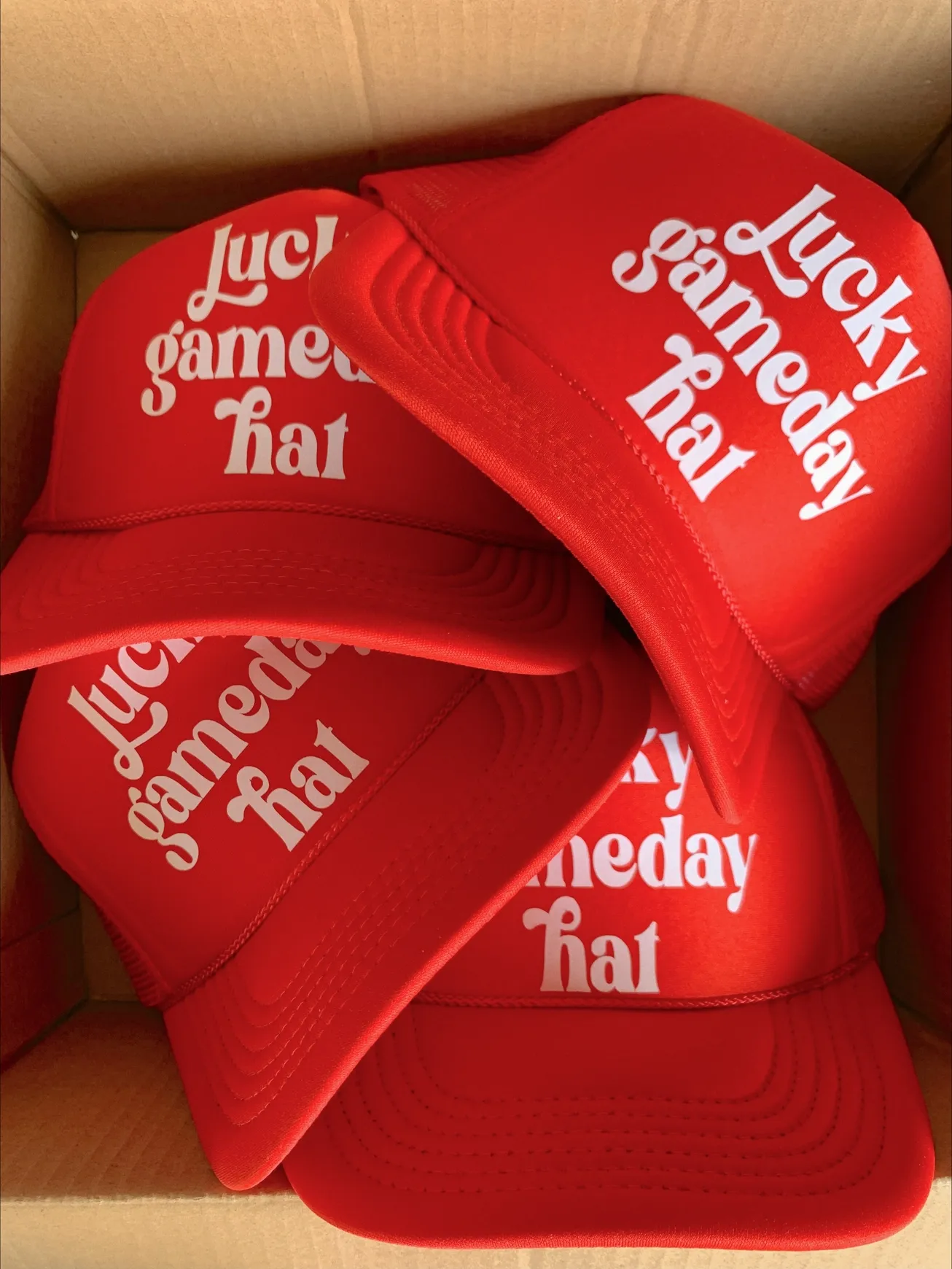 Lucky Gameday Hat - Red