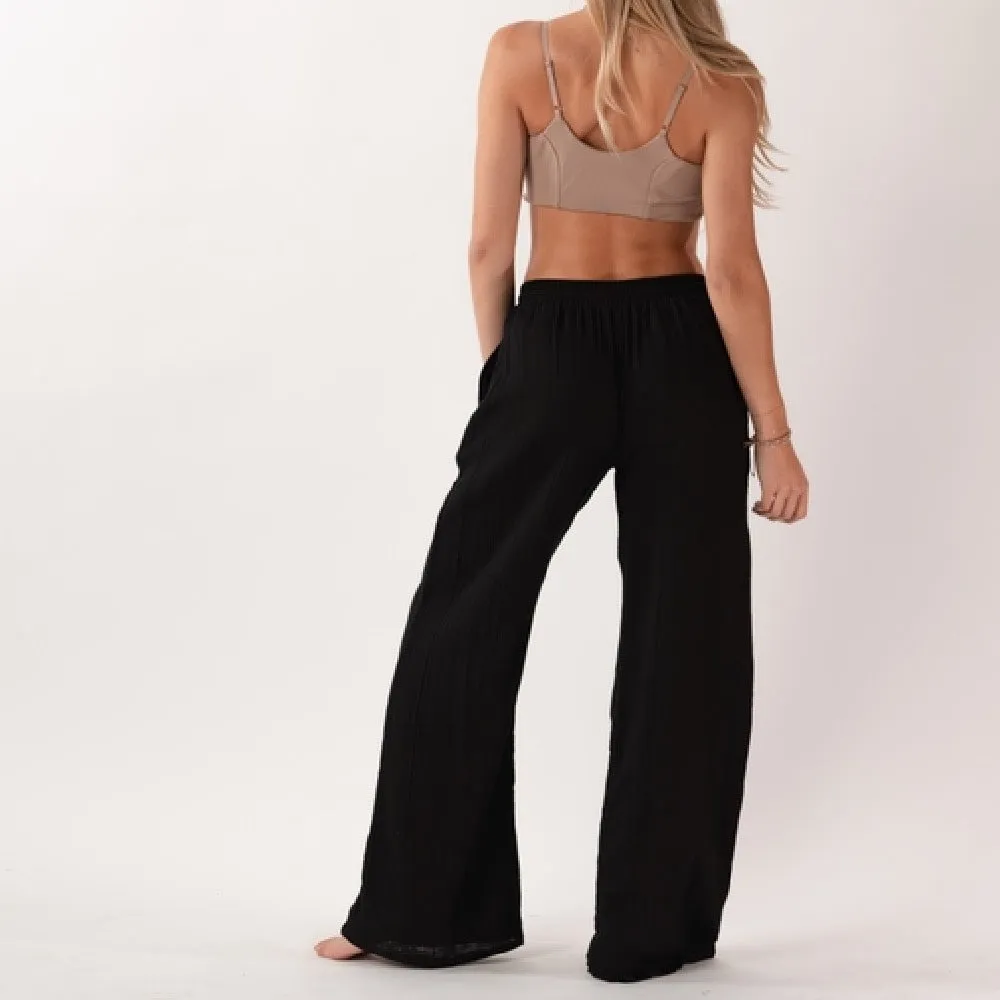 Lulu Wide Leg Cabana Pants