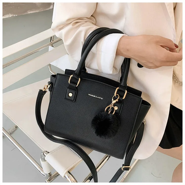 Luxury Designer Brand Women's Handbag All Leather Street Wear Fashion