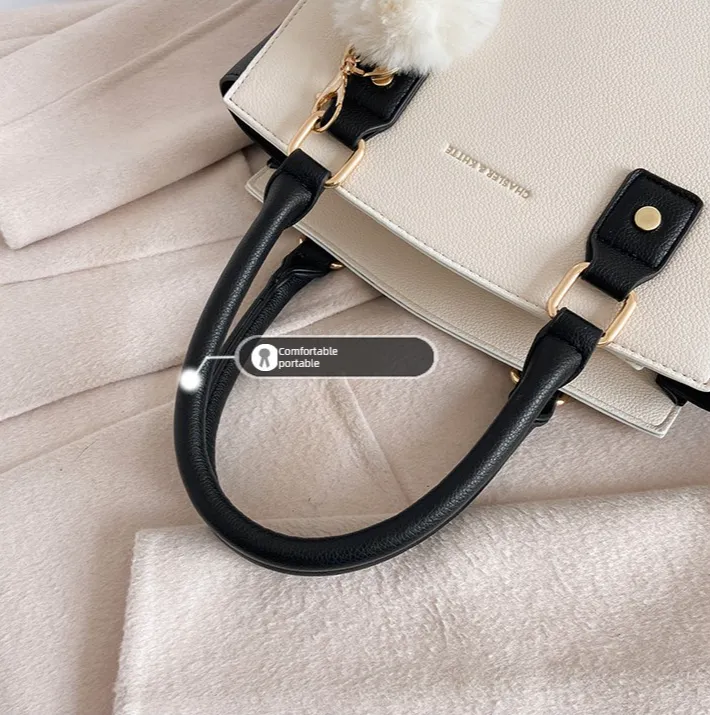 Luxury Designer Brand Women's Handbag All Leather Street Wear Fashion