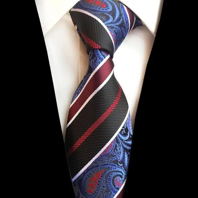 Luxury Paisley Woven Silk Ties - 8 Designs