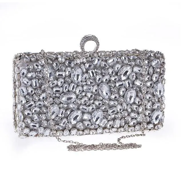 Luxy Moon Beaded Evening Clutch Bags Fashion Clutches