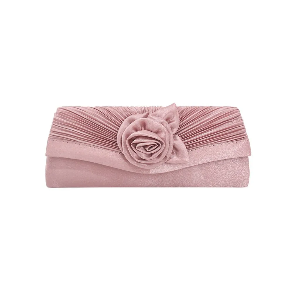 Luxy Moon Women Flower Long Evening Clutch for Party