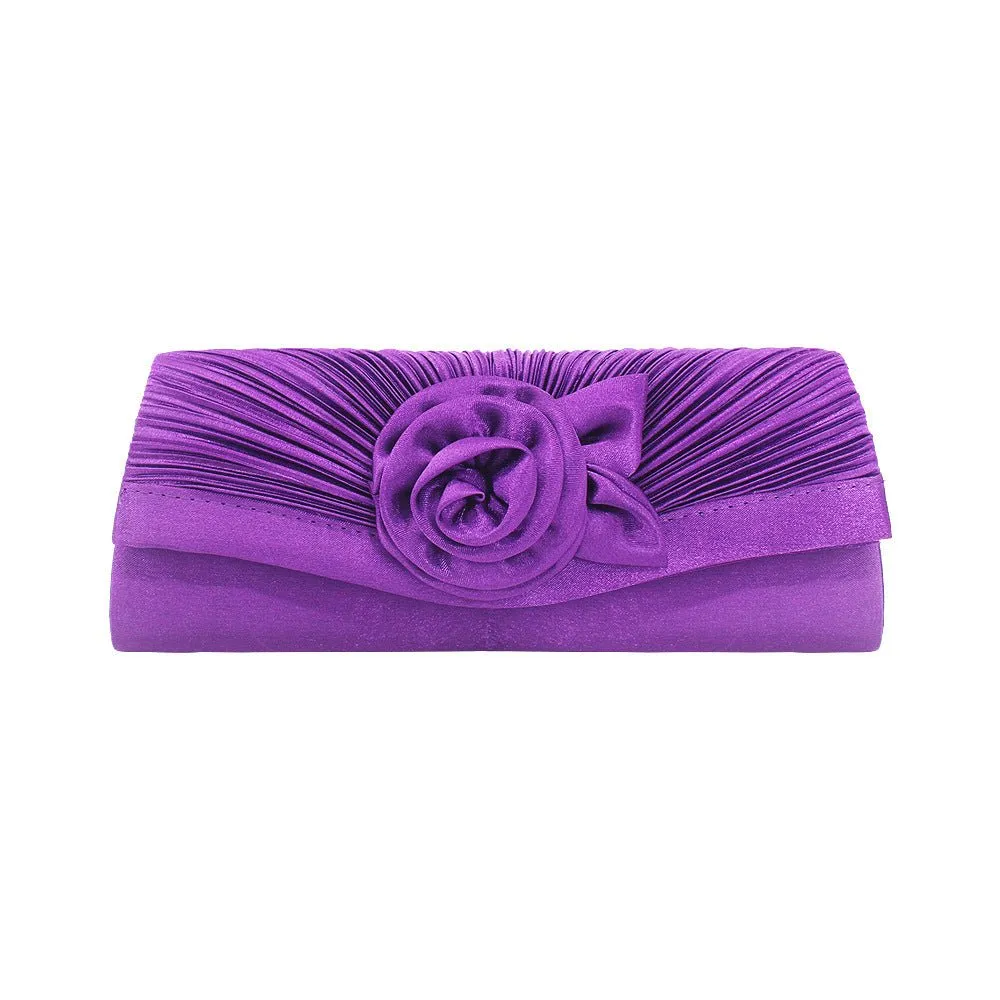 Luxy Moon Women Flower Long Evening Clutch for Party