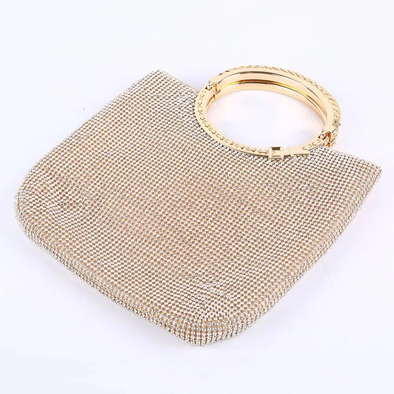 Luxy Moon Women's Handbag Rhinestone Evening Bags Wedding Clutch Purse