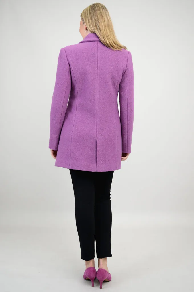 Lyon Coat, Lavender, Wool