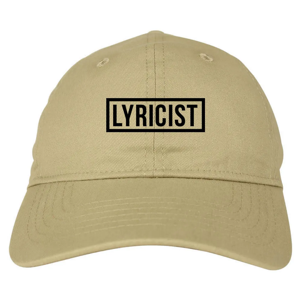 Lyricist Rapper Real Hiphop Dad Hat Cap