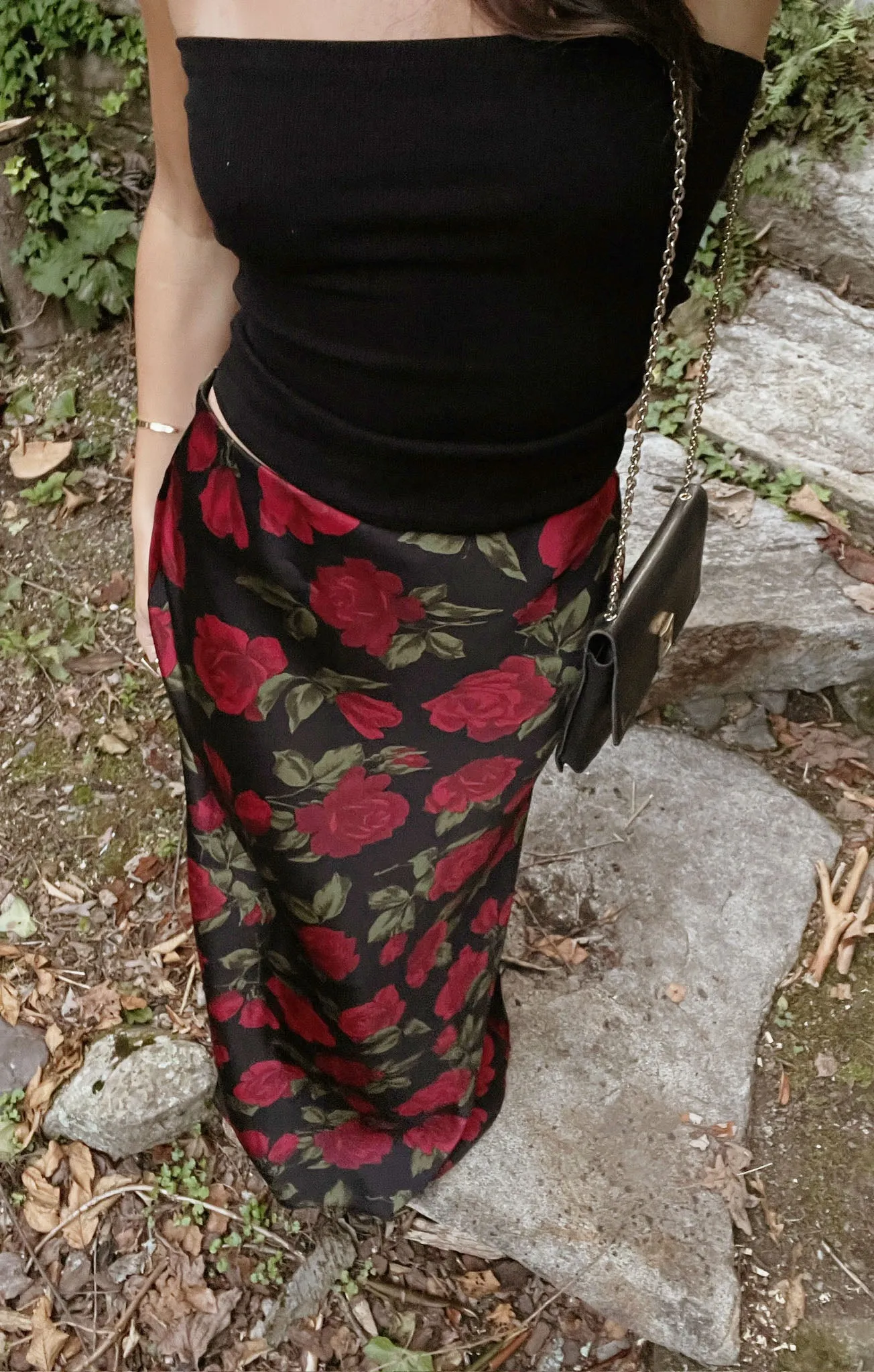 Maci Maxi Skirt ~ Send Me Roses