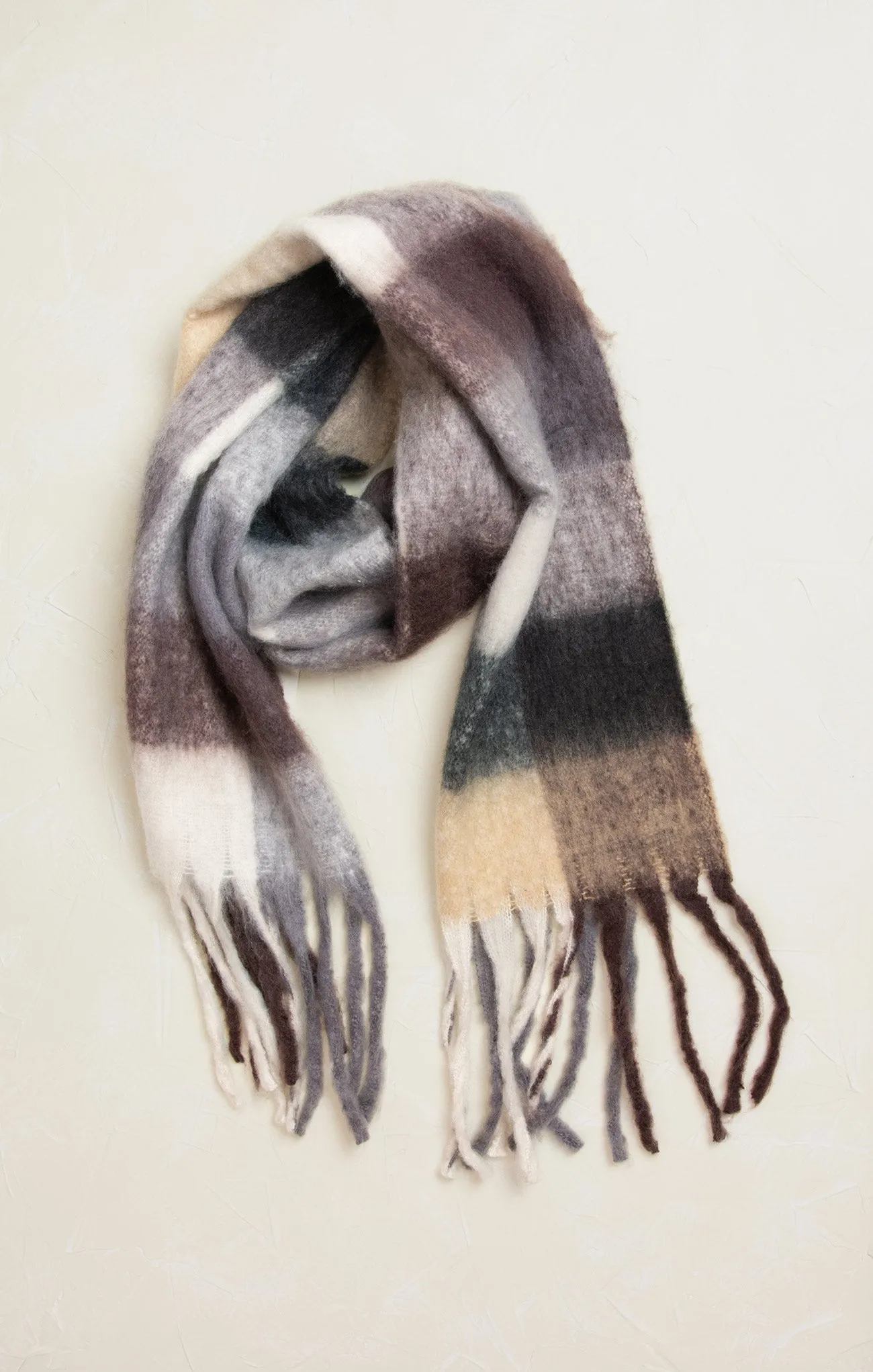 Madison Checker Plaid Scarf