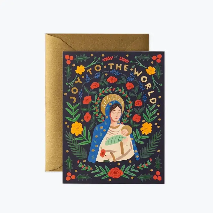 Madonna & Child Greeting Card