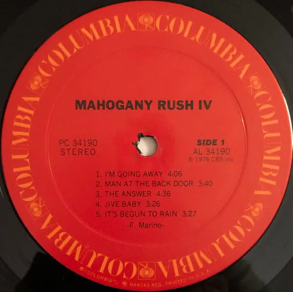 Mahogany Rush - Mahogany Rush IV (LP, Album) (VG )