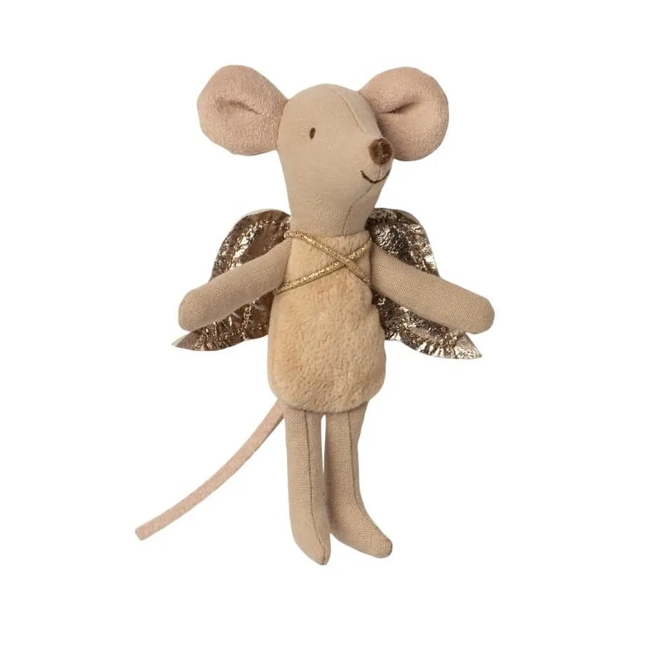 Maileg Fairy Mouse - Little Sister - Pinky Cream