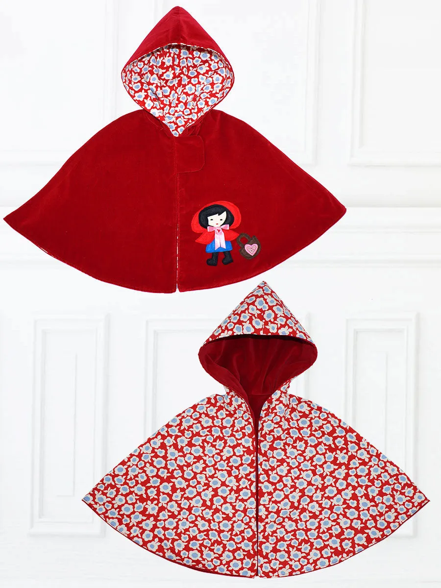 MAISIE - Girls Reversible Cape Pattern