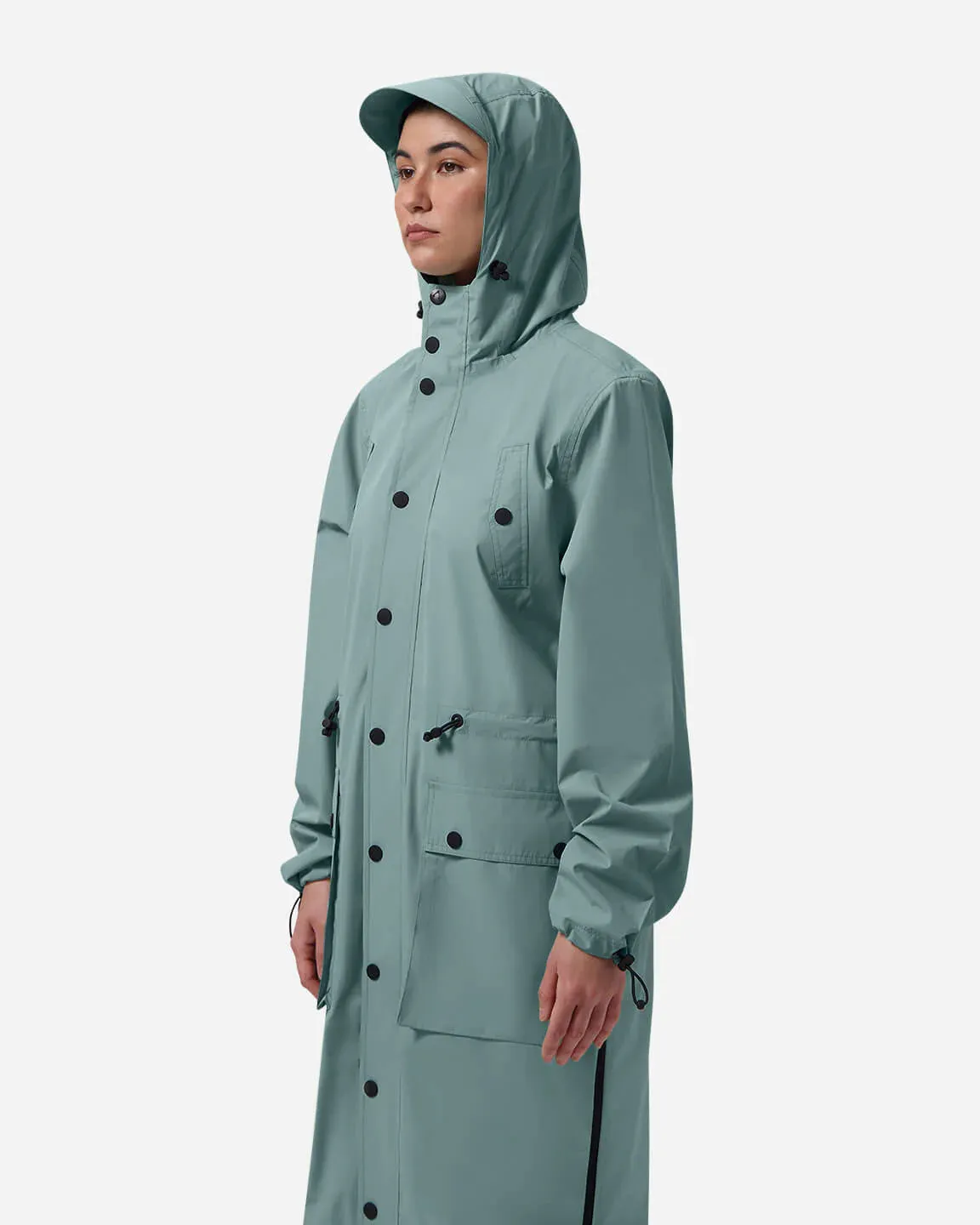 MAIUM Light weight parka blue mist unisex