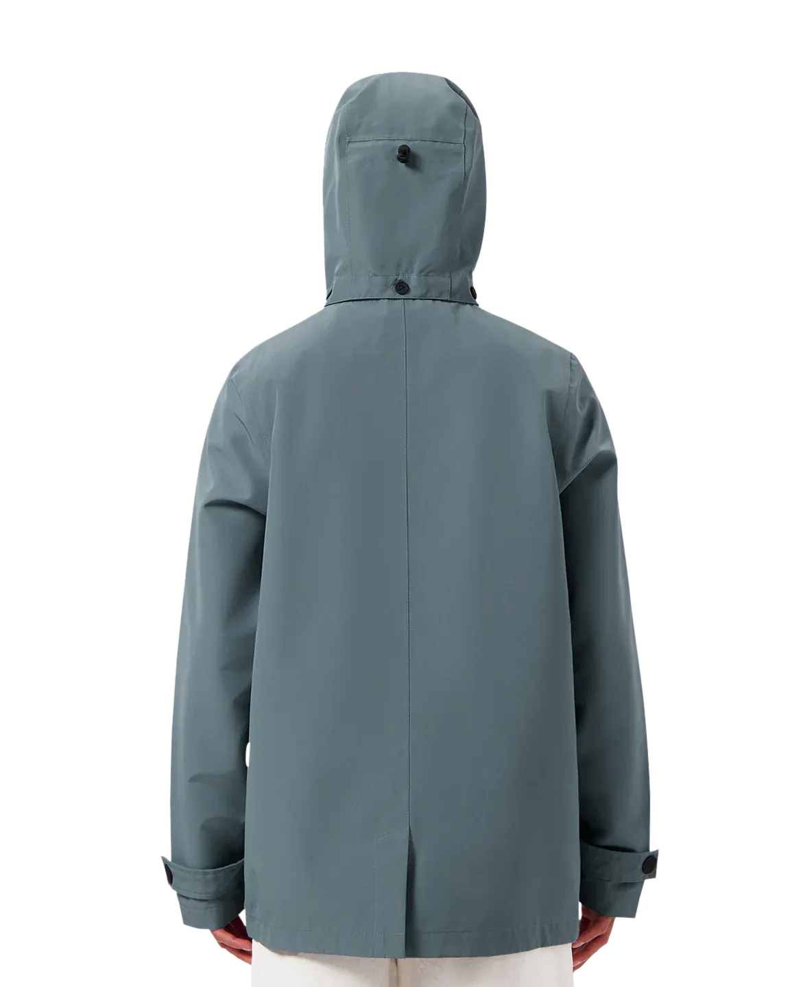 MAIUM Mac short raincoat blue grey unisex