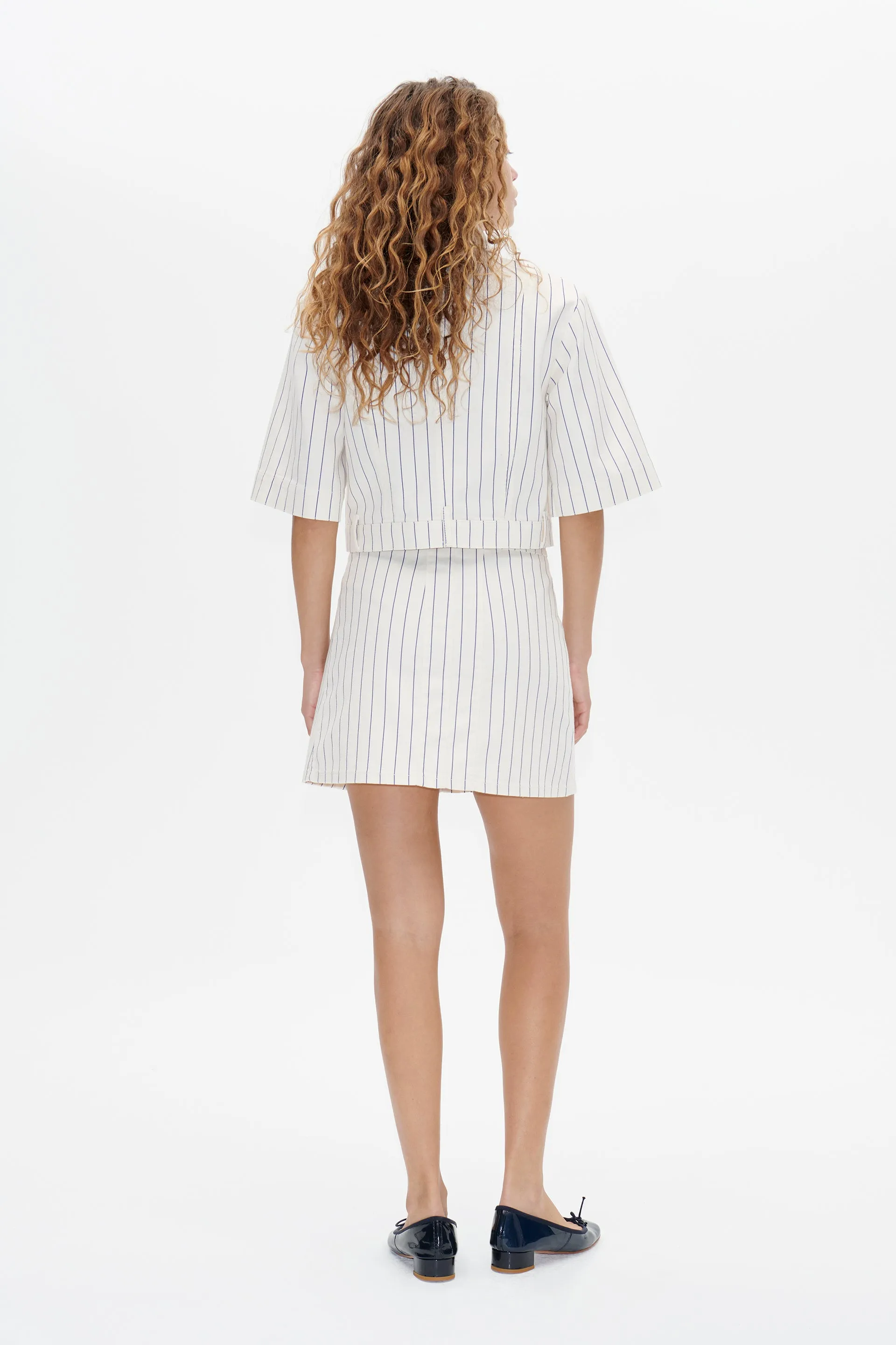 MAJSA | White Sand Pinstripe