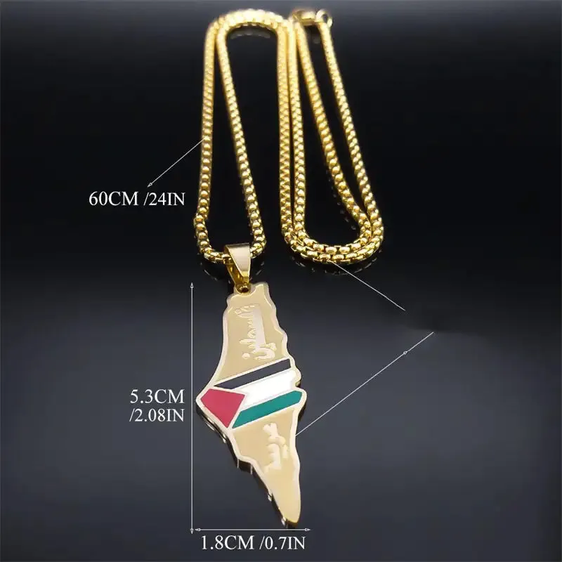 Map Pendant Necklaces