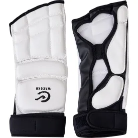 MAR-035B | WT Approved Black & White Taekwondo Foot Guard