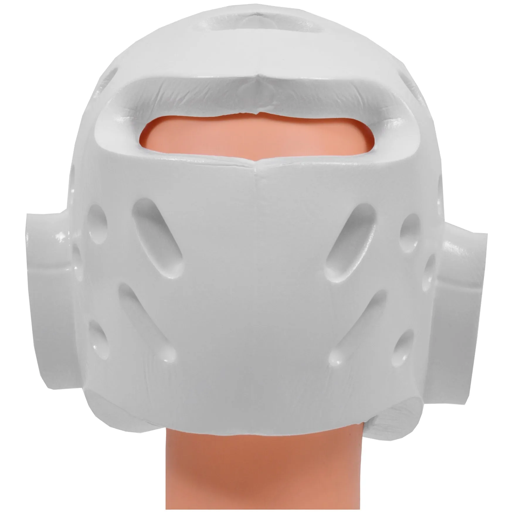 MAR-160D | White Dipped Foam Martial Arts Head Guard