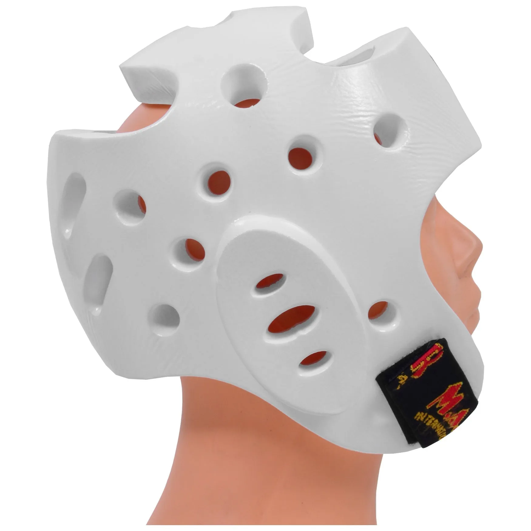 MAR-160D | White Dipped Foam Martial Arts Head Guard